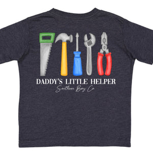 Daddy’s Little Helper (Tools) Short Sleeve Kids Tee (D)