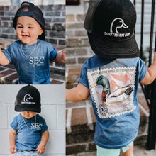 Load image into Gallery viewer, Duck Trace Black Kids Hat
