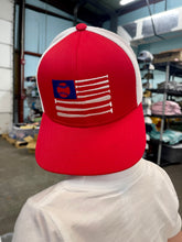 Load image into Gallery viewer, Baseball Flag Kids Hat (RED)
