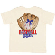 Load image into Gallery viewer, Baseball Sister Short Sleeve Girls Tee (D)
