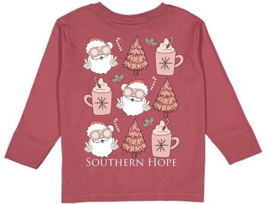 Christmas Cheer Long Sleeve Youth Tee