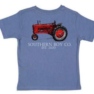 Vintage Tractor Short Sleeve Kids Tee (D)