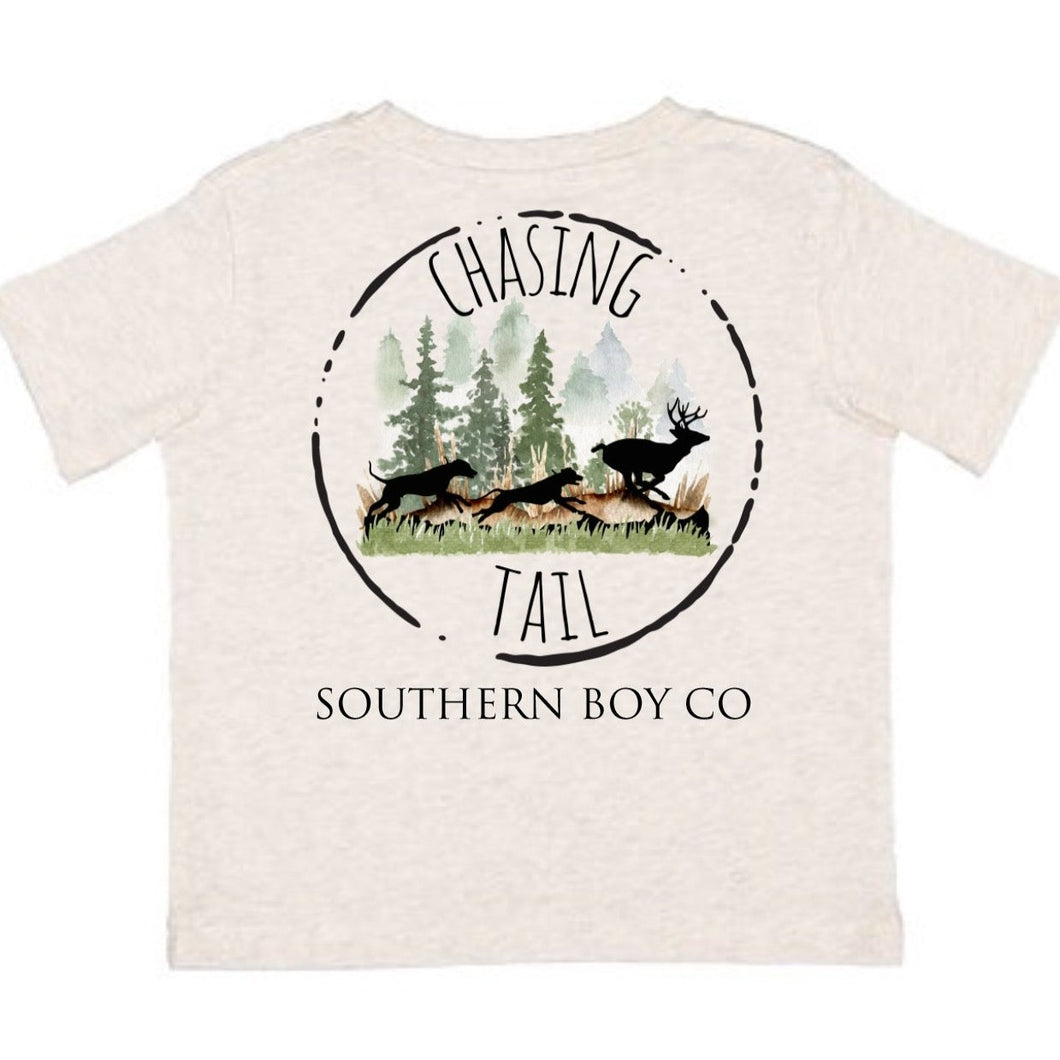 Chasing Tail (Deer) Short Sleeve Kids Tee