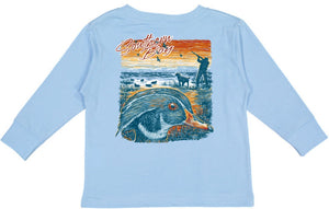 Duck Trace Long Sleeve Youth Tee