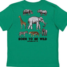 Load image into Gallery viewer, Born To Be Wild Short Sleeve Kids Tee
