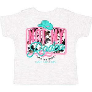 Not My Rodeo (Ash) Short Sleeve Kids Tee (D)