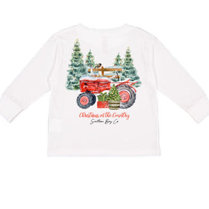 Christmas in the Country Long Sleeve Kids Tee