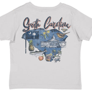 South Carolina State Short Sleeve Kids Tee (D)