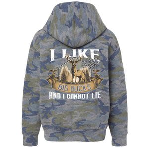 I Like Big Bucks Kids Hoodie